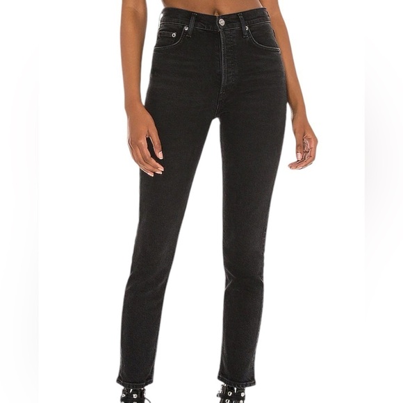 Agolde Nico Slim High Rise Jeans - Picture 1 of 12